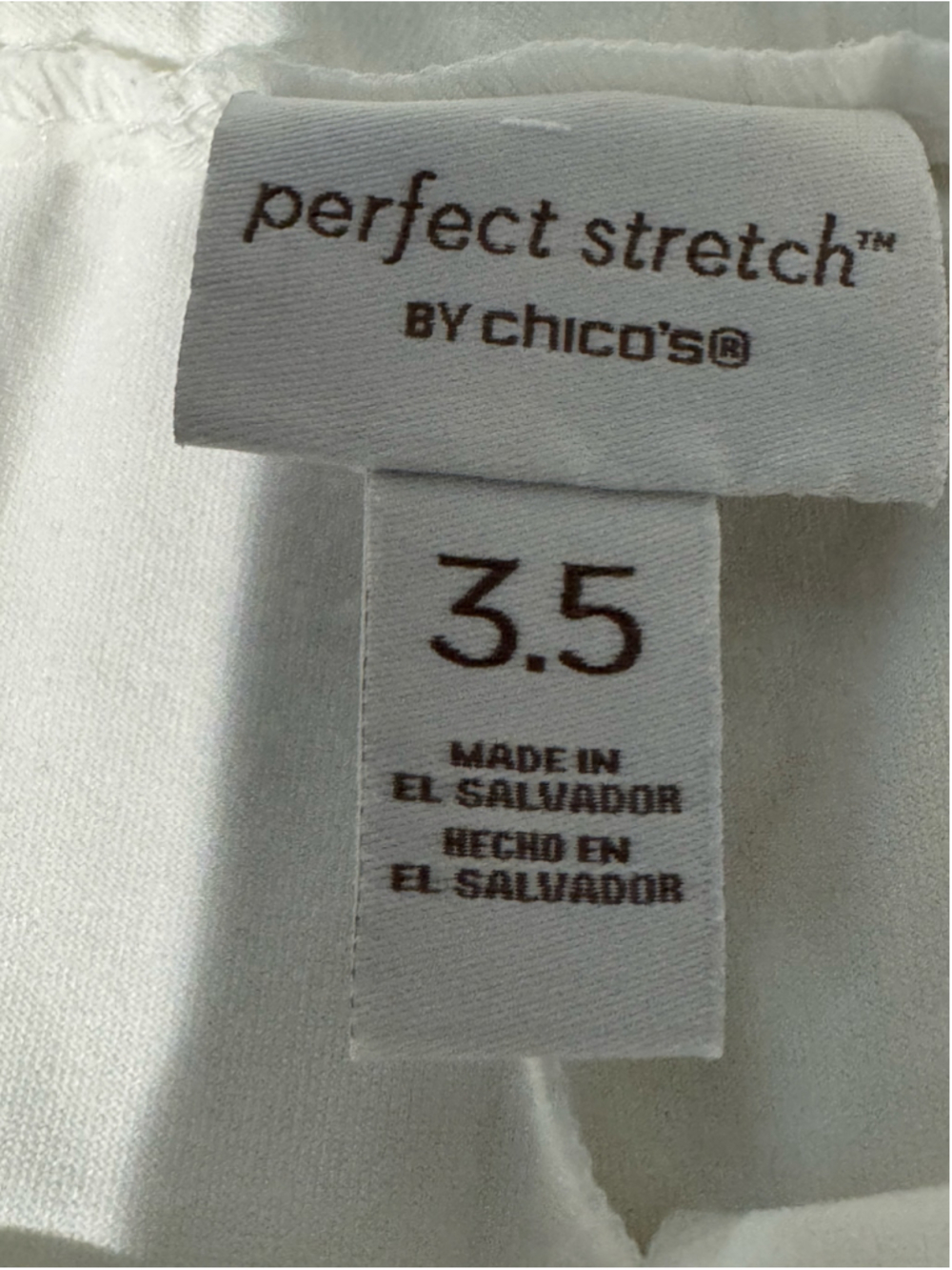 Women's Chico's Perfect Stretch Mini Skort White Size 3X - Picture 6 of 11